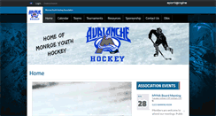 Desktop Screenshot of monroeyouthhockey.com